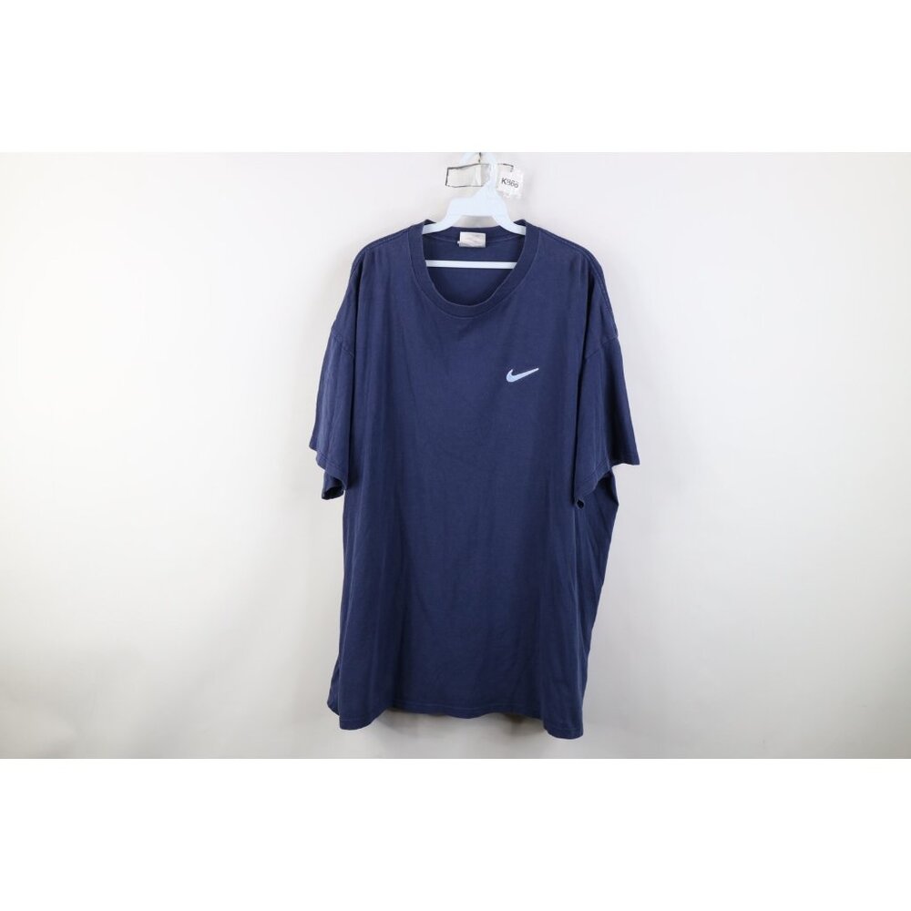Vintage 90s Nike Mens 2XL XXL Travis Scott Mini Swoosh Short Sleeve T-Shirt USA